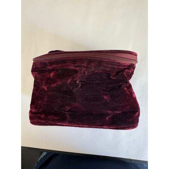 Michael Klein Red Corduroy Toiletry Bag